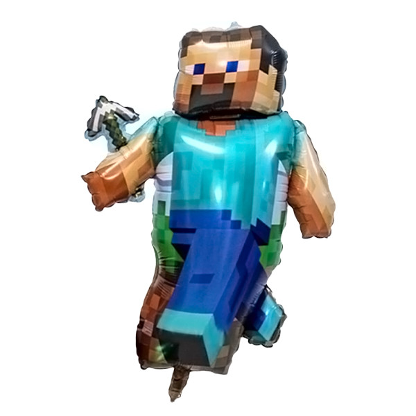 بادکنک فویلی مدل ماین کرافت کد MinecraftB2