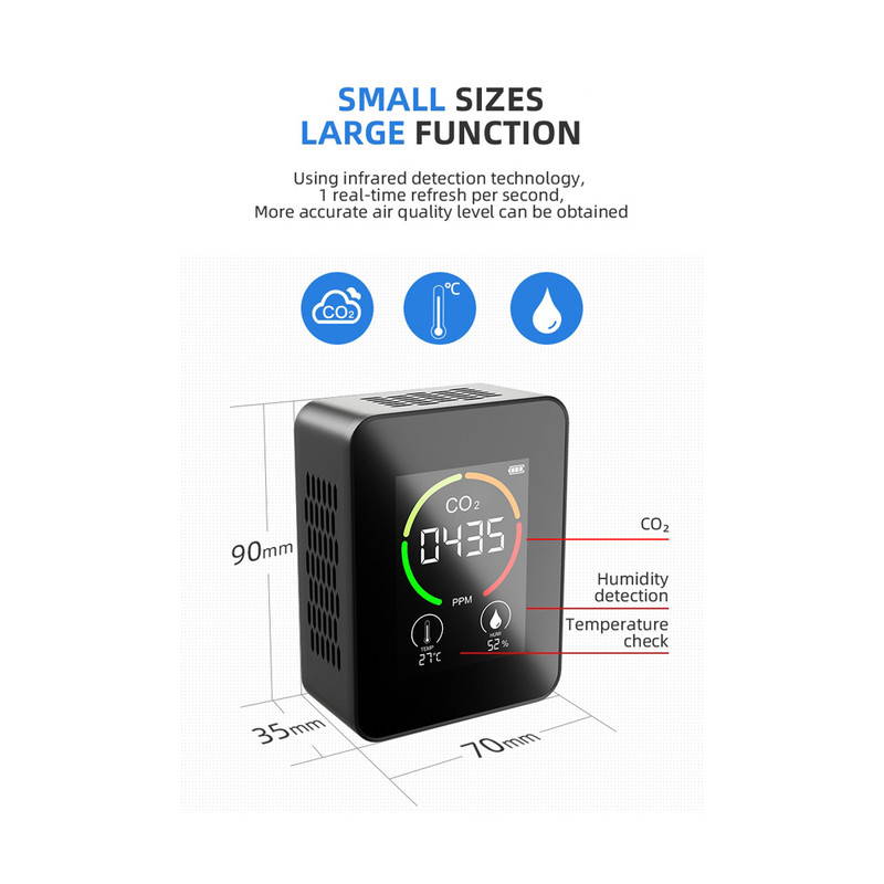 دی اکسید کربن سنج مدل M8 3in1