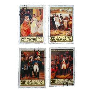 تمبر یادگاری مدل ملل کد bc-2088 مجموعه 4 عددی