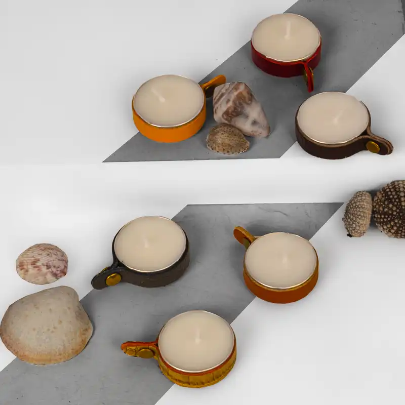 جاشمعی چرم عطارد مدل W03 مجموعه 9 عددی