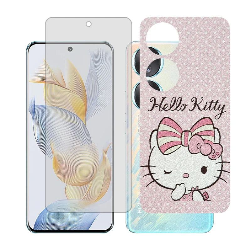 محافظ صفحه نمایش مات گلس مدل Together مناسب برای گوشی موبایل آنر 70 به همراه برچسب پوششی پشت گوشی 