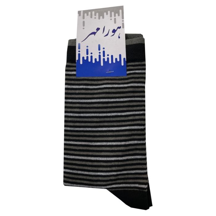 جوراب مردانه هورا مهر مدل HS-LRing06 مجموعه ۶ عددی -  - 4