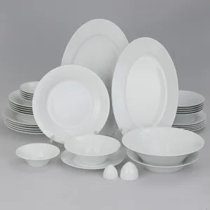 Zarin Iran Shahrzad White 35 Pieces Dinnerware Set Three Grade