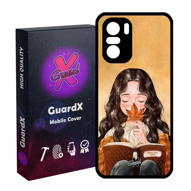 کاور گارد ایکس طرح Girl مدل Glass10223 مناسب برای گوشی موبایل شیائومی Poco F3/MI 11X/MI 11X Pro/Redmi K40/K40 Pro