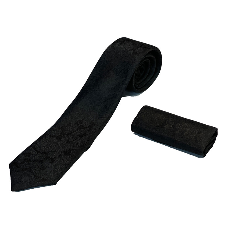 ست کراوات و دستمال جیب مردانه مدل MKRM999
