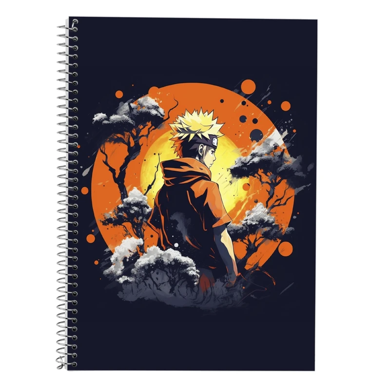 دفتر زبان 50 برگ مدوپد مدل سه خط طرح نارتو narto کد DF10591