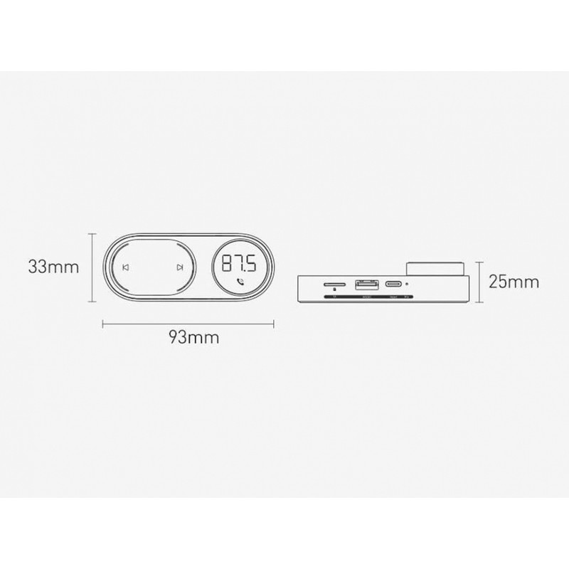 گیرنده بلوتوثی باسئوس مدل Solar Car