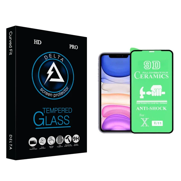 محافظ صفحه نمایش دلتا مدل Fit مناسب برای گوشی موبایل اپل iphone11