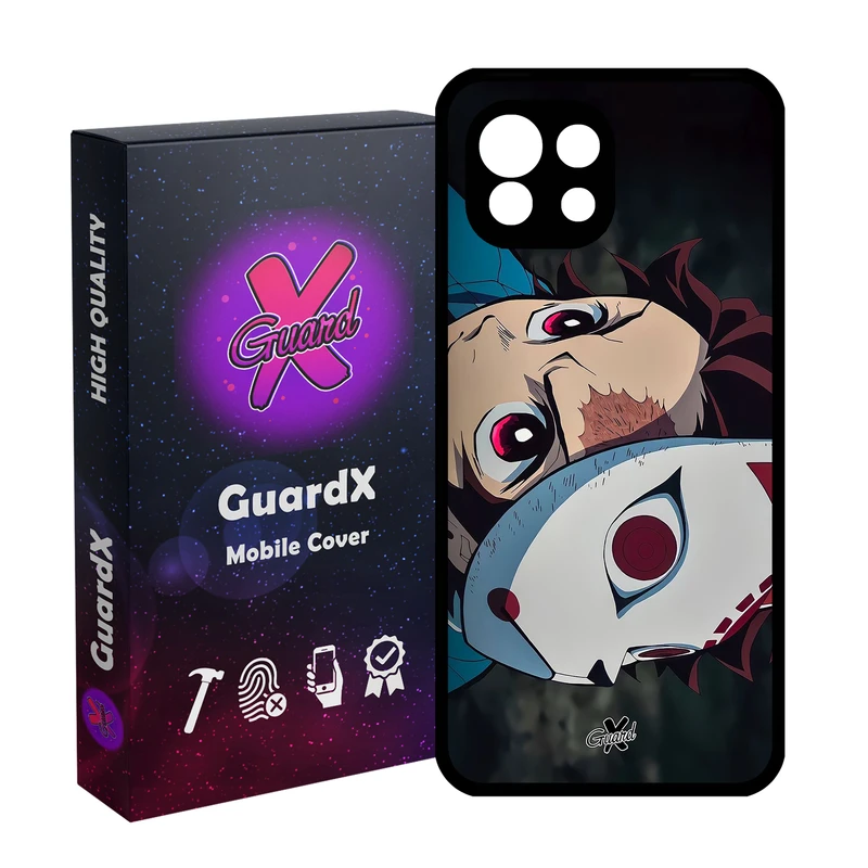 کاور گارد ایکس طرح تانجیرو کامادو انیمه مدل Glass10562 مناسب برای گوشی موبایل شیائومی  MI 11 Lite