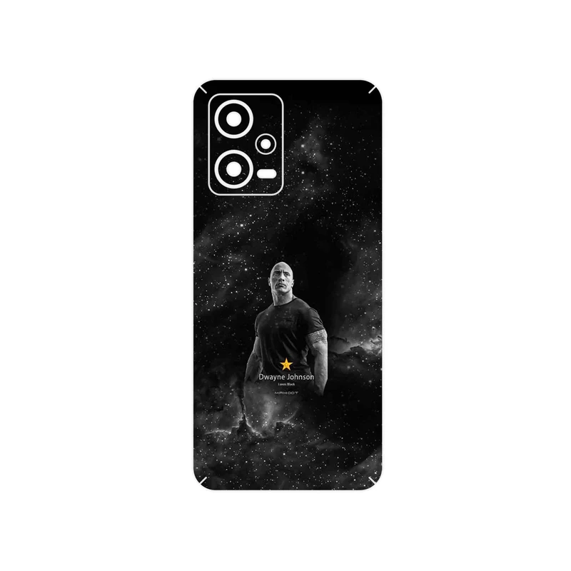 برچسب پوششی ماهوت مدل Dwayne Johnson مناسب برای گوشی موبایل شیائومی Redmi Note 12 5G