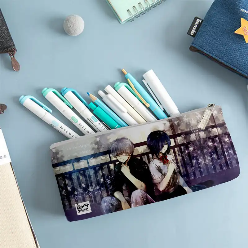 جامدادی مستر راد مدل انیمه توکیو غول طرح کن کانکی وتوکا کد fiory 2057