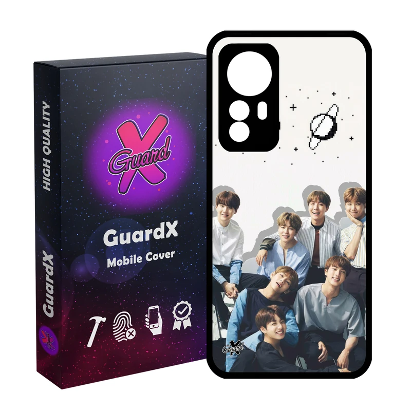 کاور گارد ایکس طرح K-Pop مدل Glass10680 مناسب برای گوشی موبایل شیائومی Mi 12/Mi 12X/Mi 12S