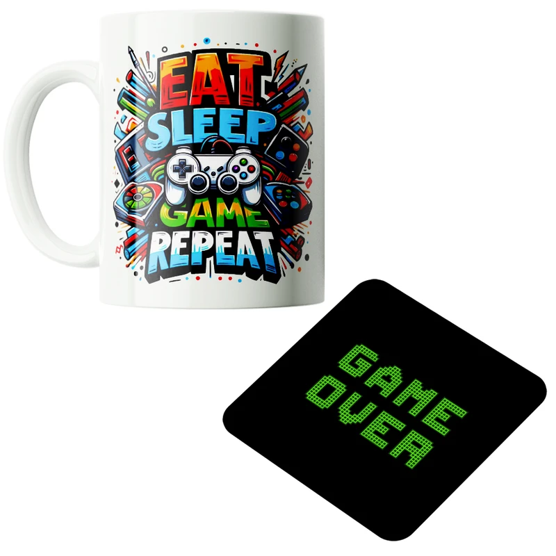 ماگ پاد آفرین مدل گیم دسته بازی گیمینگ گیمر کد PZ390 به همراه زیرلیوانی