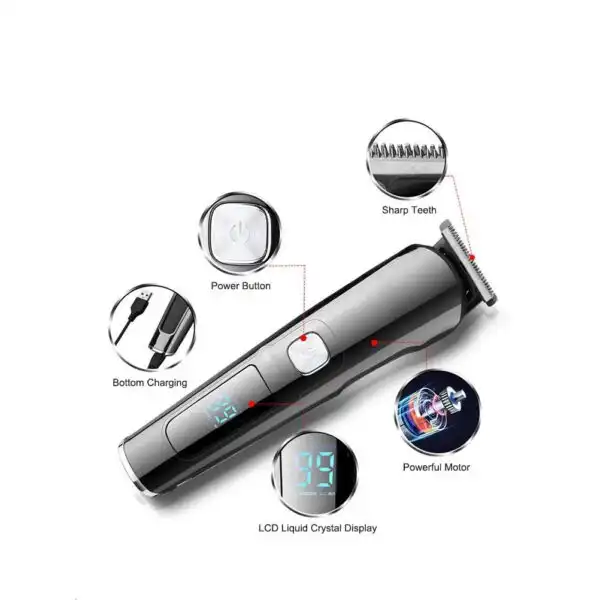 ماشین اصلاح موی صورت و بدن شارژی کومکس مدل KM-8688