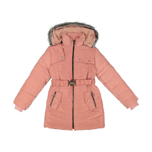 کاپشن دخترانه مدل کمردار کد 1391