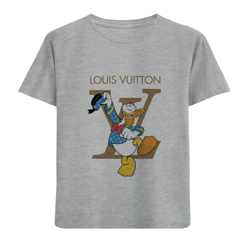 تی شرت آستین کوتاه دخترانه مدل اردک D146