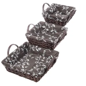 سبد حصیری ساها مدل WD14203 بسته 3 عددی