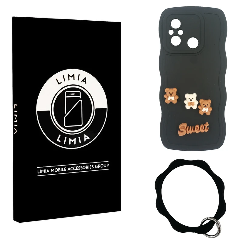 کاور لیمیا مدل فانتزی طرح عروسکی مناسب برای گوشی موبایل شیائومی Redmi 12C به همراه آویز