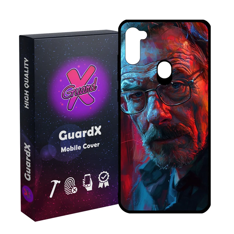 کاور گارد ایکس طرح والتر وایت مدل Glass10755 مناسب برای گوشی موبایل سامسونگ Galaxy A11/M11