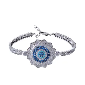   دستبند نقره زنانه بازرگانی میلادی کد DP_223