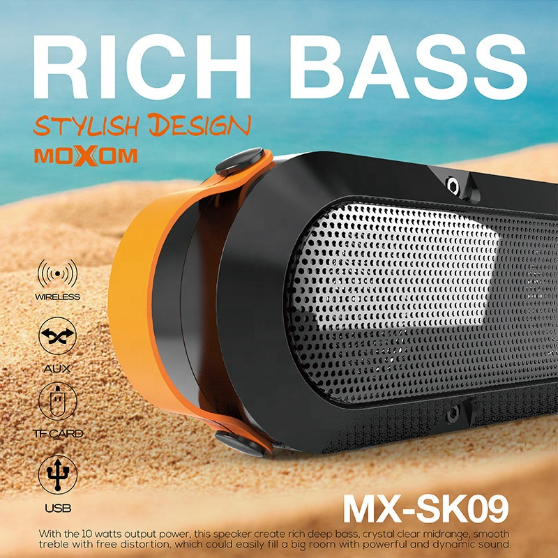 اسپیکر بلوتوثی قابل حمل موکسوم مدل MX-SK09
