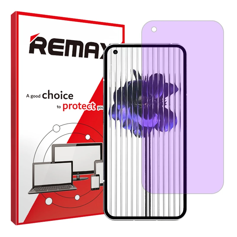 محافظ صفحه نمایش ضد اشعه بنفش ریمکس مدل Resistant مناسب برای گوشی موبایل ناتینگ فون 1