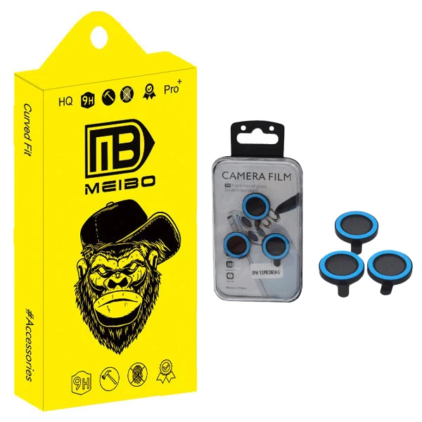 محافظ لنز دوربین رینگی شب رنگ میبو مدل Black Light مناسب برای گوشی موبایل اپل iPhone 15 Pro / 15 Pro Max / 16 / 16 Pro / 16 Pro Max