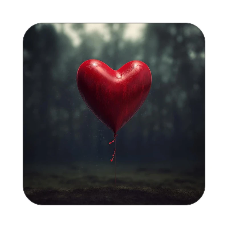 زیر لیوانی کاکتی مدل عاشقانه کد mp10345