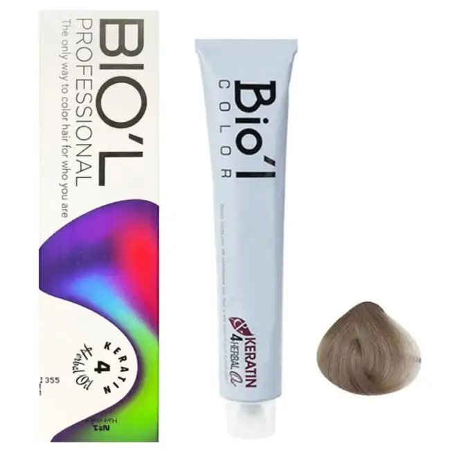 رنگ مو بیول    شماره 11.19   حجم 100 میلی لیتر   رنگ بلوند پلاتینه عدسی روشن