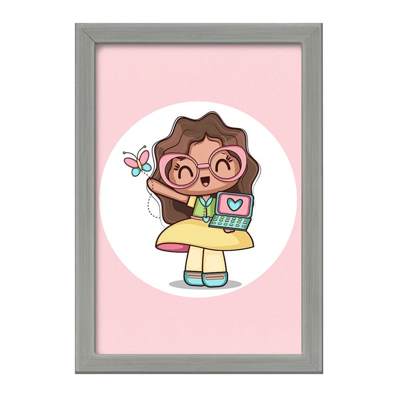 تابلو خندالو طرح دخترانه فانتزی کد 25735