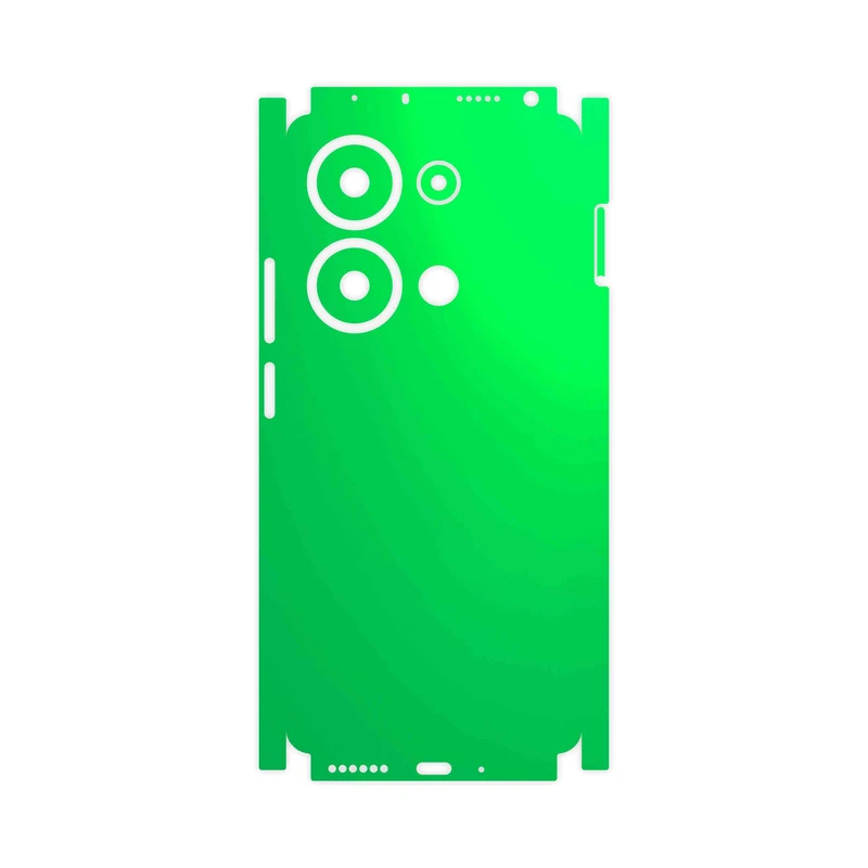 برچسب پوششی ماهوت مدل Matte-Green-FullSkin مناسب برای گوشی موبایل شیائومی Redmi Note 13 Pro 4G