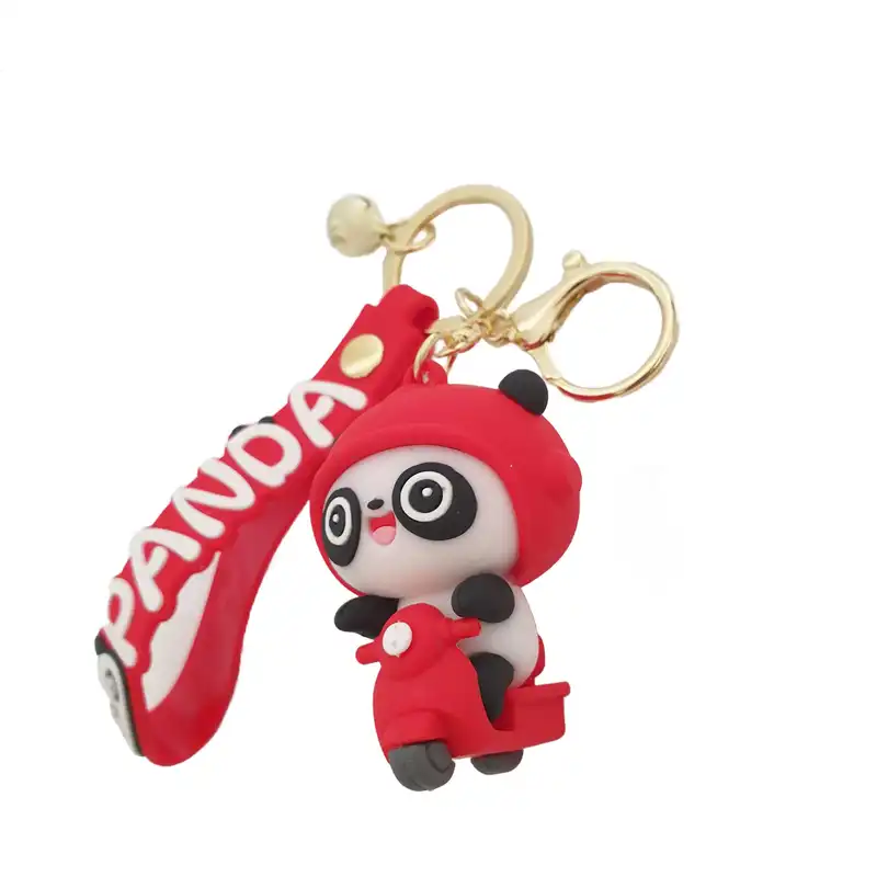 جاکلیدی مدل سیلیکونی طرح پاندا موتور سوار کد DB20