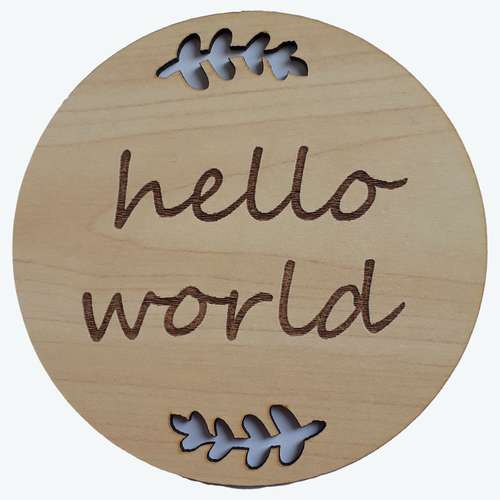 تزئینی اتاق کودک طرح hello world مدل 7