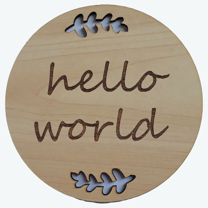 تزئینی اتاق کودک طرح hello world مدل 7