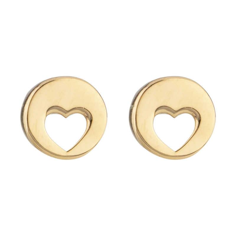 گوشواره طلا 18 عیار زنانه تاج مدل A410/1