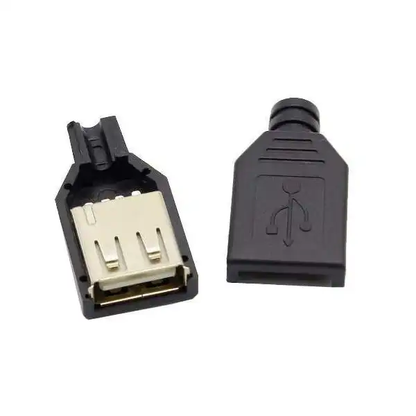 فیش نری و مادگی USB مدل Type-A مجموعه 4 عددی