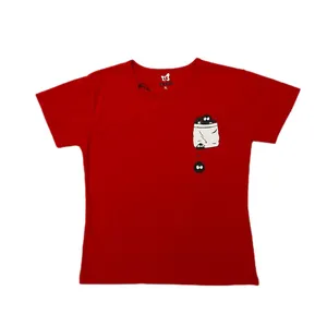 تی شرت آستین کوتاه زنانه مدل عروسکی 