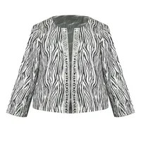 کت رسمی زنانه مدل ژاکارد آینه کاری کد AK1382