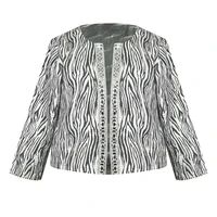 کت رسمی زنانه مدل ژاکارد آینه کاری کد AK1382