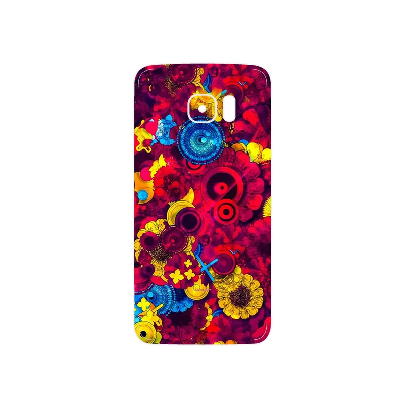 برچسب پوششی ماهوت مدل Vector Flower Garden Digital Art مناسب برای گوشی موبایل سامسونگ Galaxy S7 Edge