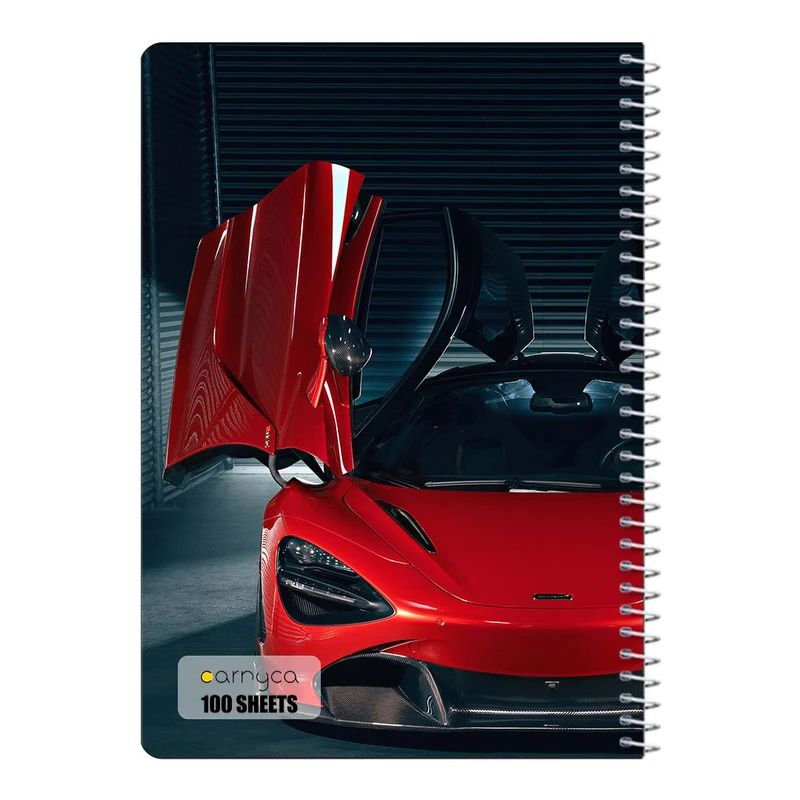 دفتر مشق 100 برگ سیمی کارنیکا طرح مک لارن McLaren کد 17368