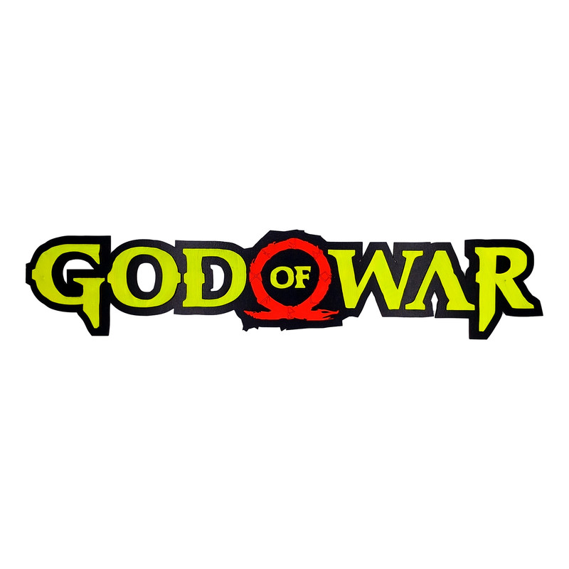 دیوارکوب طرح بازی GOD OF WAR فلورسنت کد GOW-01
