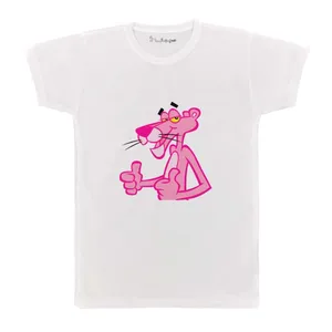 تی شرت بچگانه پرمانه طرح پلنگ صورتی کد pmt.4693