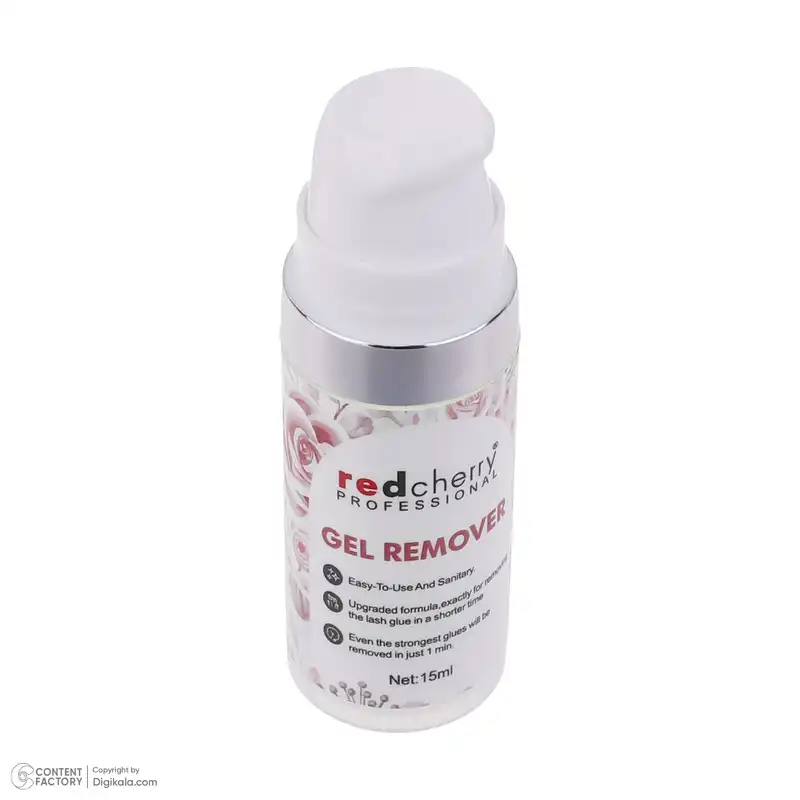 پاک کننده چسب مژه مصنوعی رد چری مدل Apple حجم 15 میلی لیتر