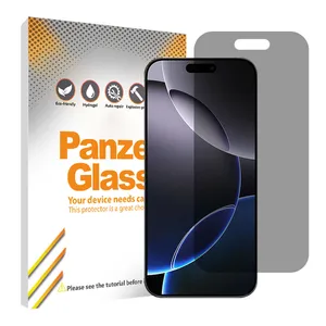 Panzer Glass Resistant model privacy screen protector suitable for Apple iPhone 16 Pro Max mobile phone