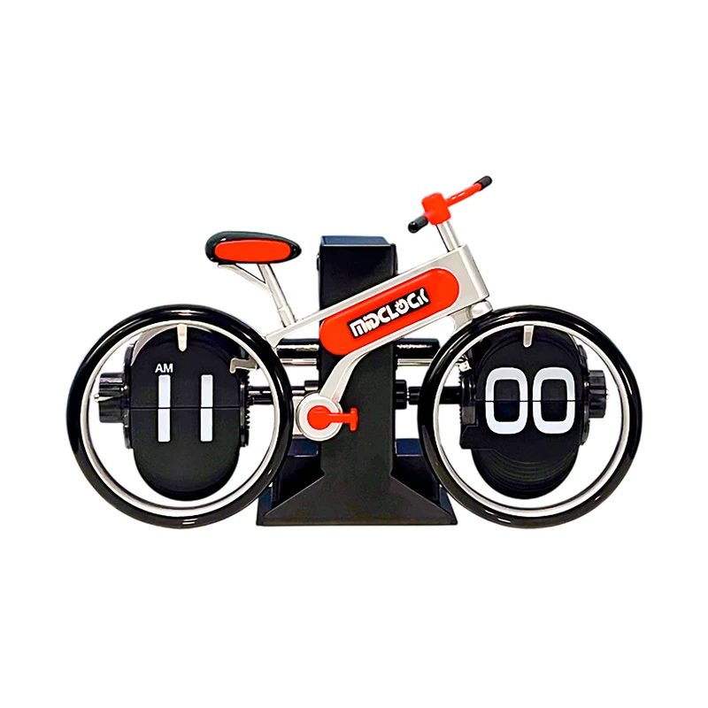 ساعت رومیزی ورقه‌ای مدل دوچرخه کد TN-109