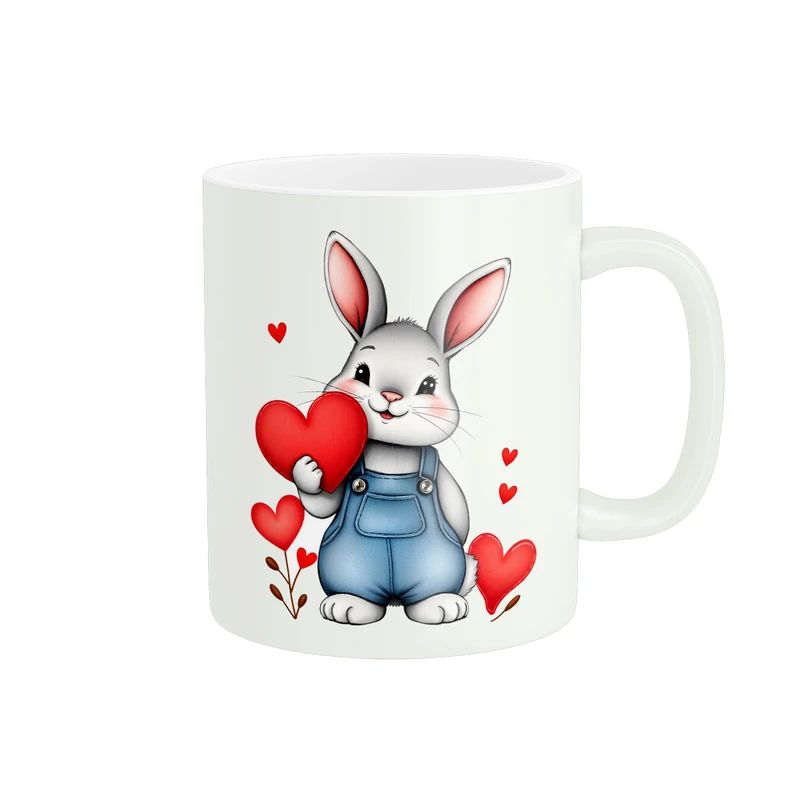 ماگ پاد آفرین طرح خرگوش کد 315