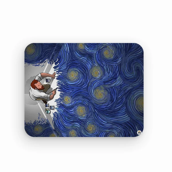 ماوس پد شادیت مدل نقاشی ونگوگ کد42 سایز 19*24 سانتی متر