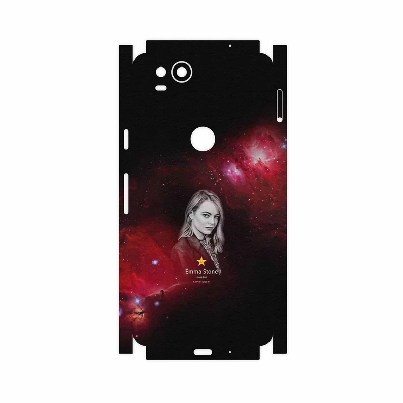 برچسب پوششی ماهوت مدل Emma Stone-FullSkin مناسب برای گوشی موبایل گوگل Pixel 2