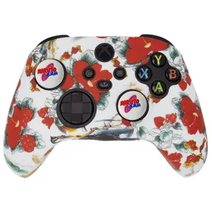 محافظ دسته ایکس باکس Series S مدل Flower XS172 به همراه روکش آنالوگ